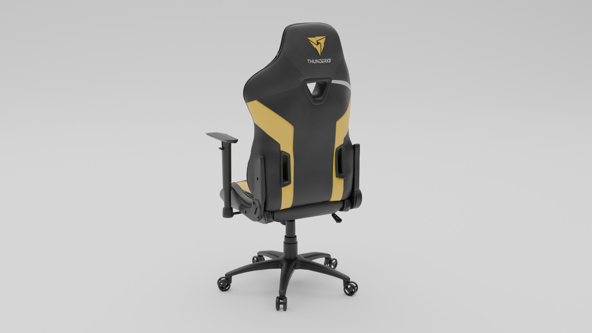 Gaming Chair Low-poly 3D model_5
