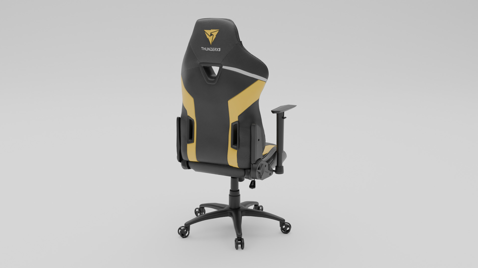 Gaming Chair Low-poly 3D model_4