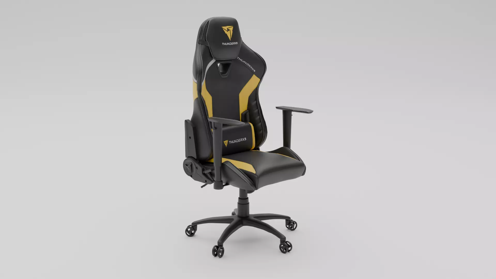 Gaming Chair Low-poly 3D model_0