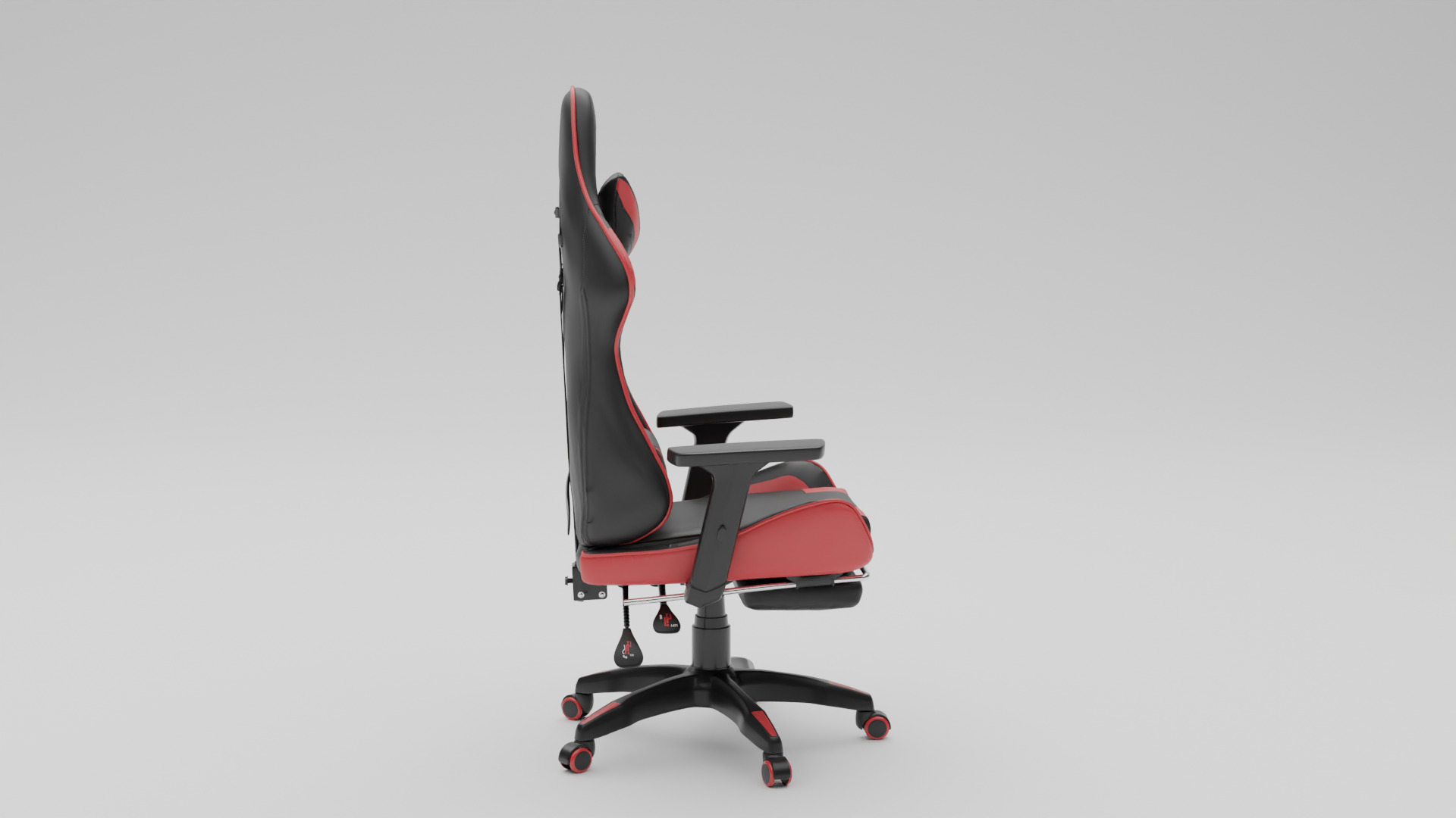 Gaming Chair Low-poly 3D model_7