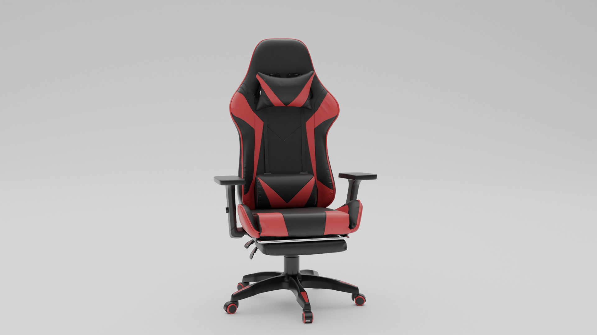 Gaming Chair Low-poly 3D model_8