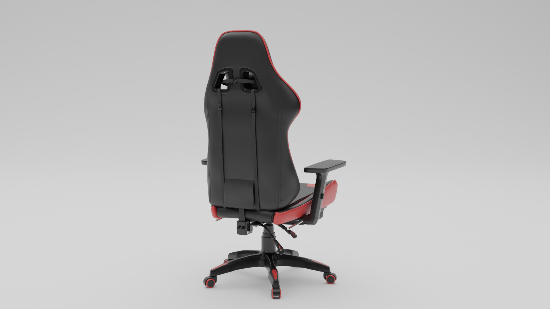 Gaming Chair Low-poly 3D model_6
