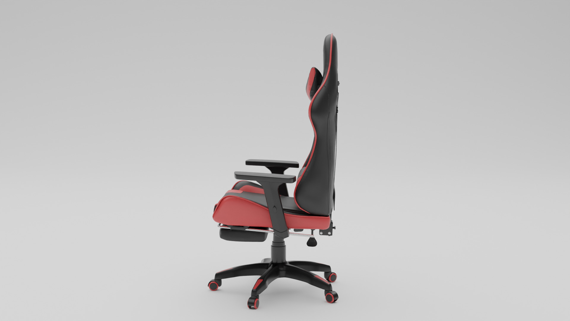 Gaming Chair Low-poly 3D model_4