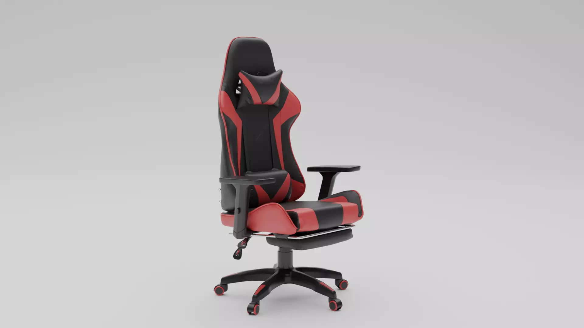 Gaming Chair Low-poly 3D model_0