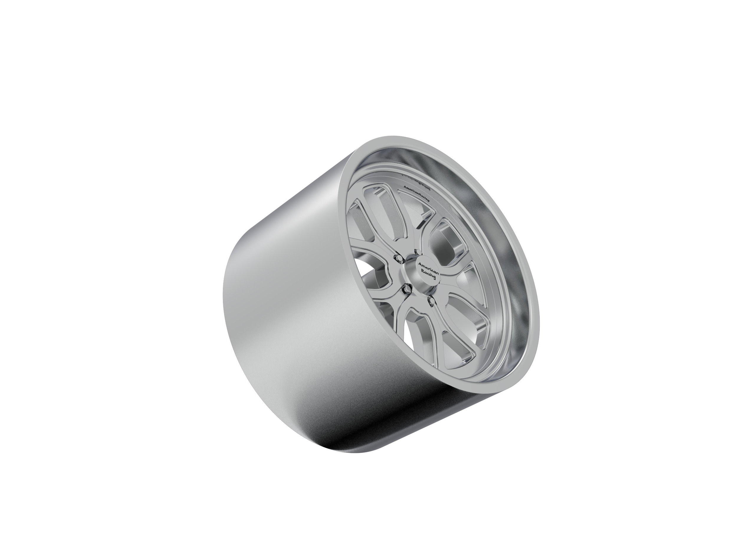 AMERICAN RACING VF201 WHEEL 3D PRINT MODEL 3D print model_4