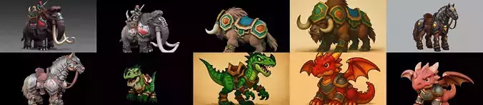 MountWorld bundle 11 pack 100 glb