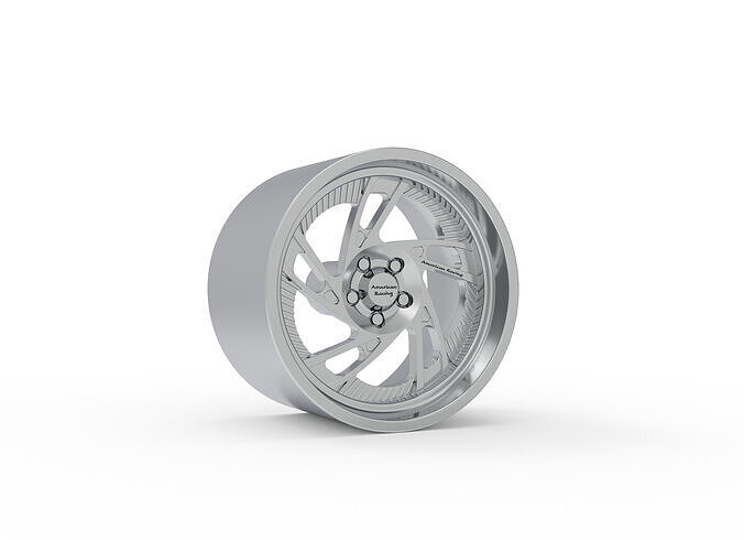 AMERICAN RACING VF202 WHEEL 3D PRINT MODEL 3D print model