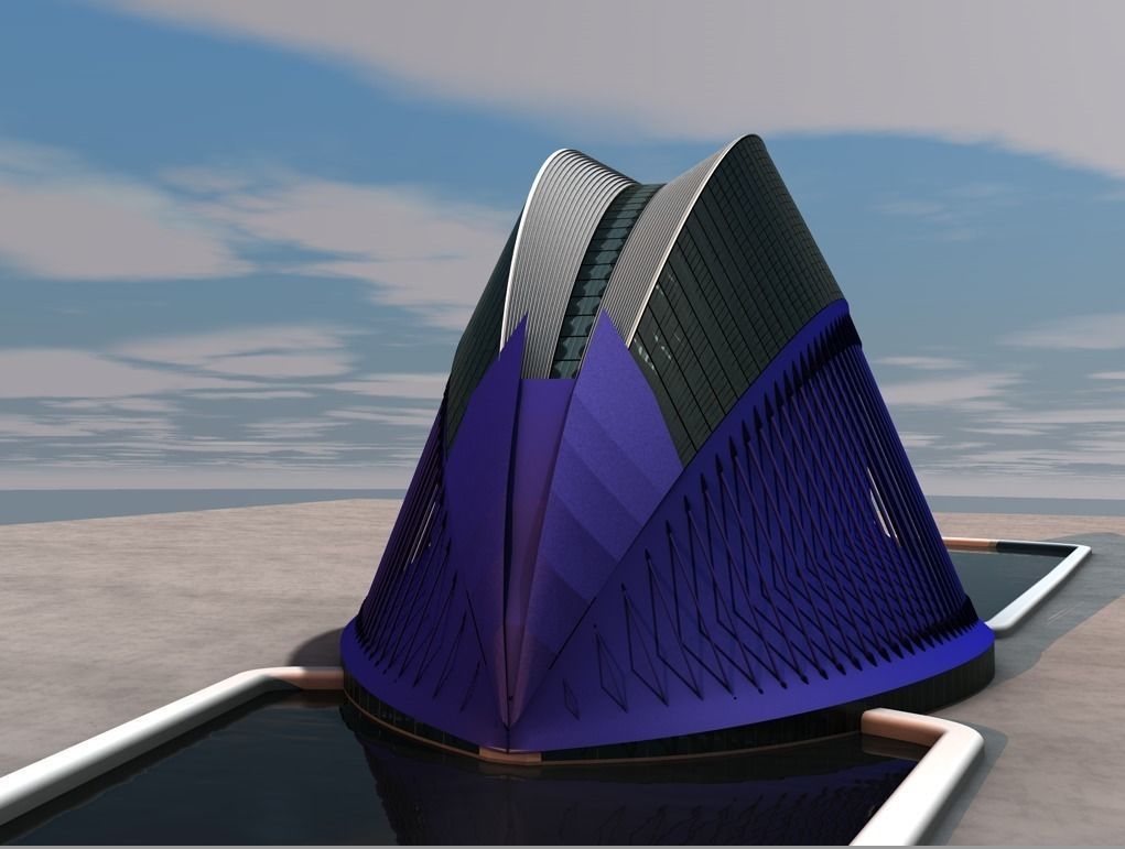 Agora and Bridge City arts and Science 3D model_1