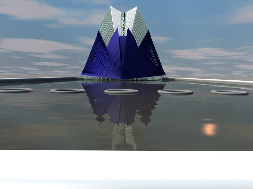 Agora and Bridge City arts and Science 3D model_0