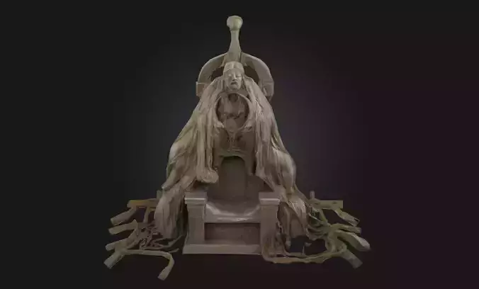 Ethereal Guardian of Time Mystical Character Model