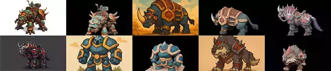 MountWorld bundle 1 pack 100 glb