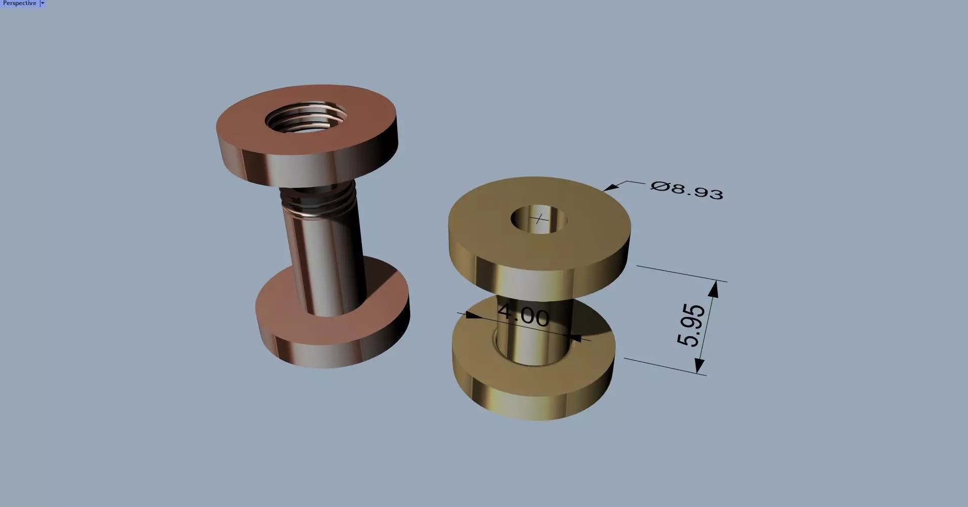 Expansor 4 mm - Ear stretching - Ear gauging -Expander 3D print model