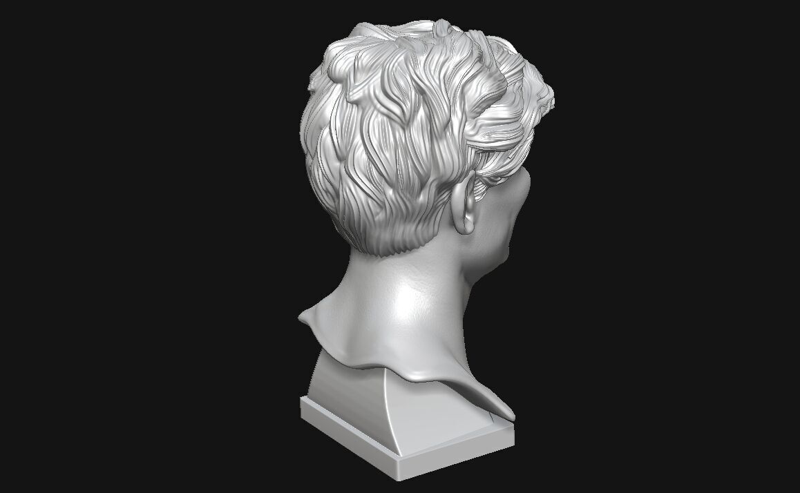 Charlie Chaplin 3d Print Sculpture 3D print model_3