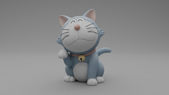 Cat toy Low-poly 3D model
