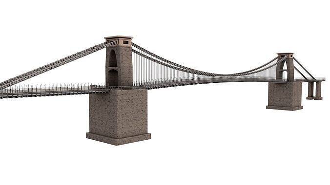 Clifton Suspension Bridge 3D model