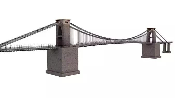 Clifton Suspension Bridge 3D model