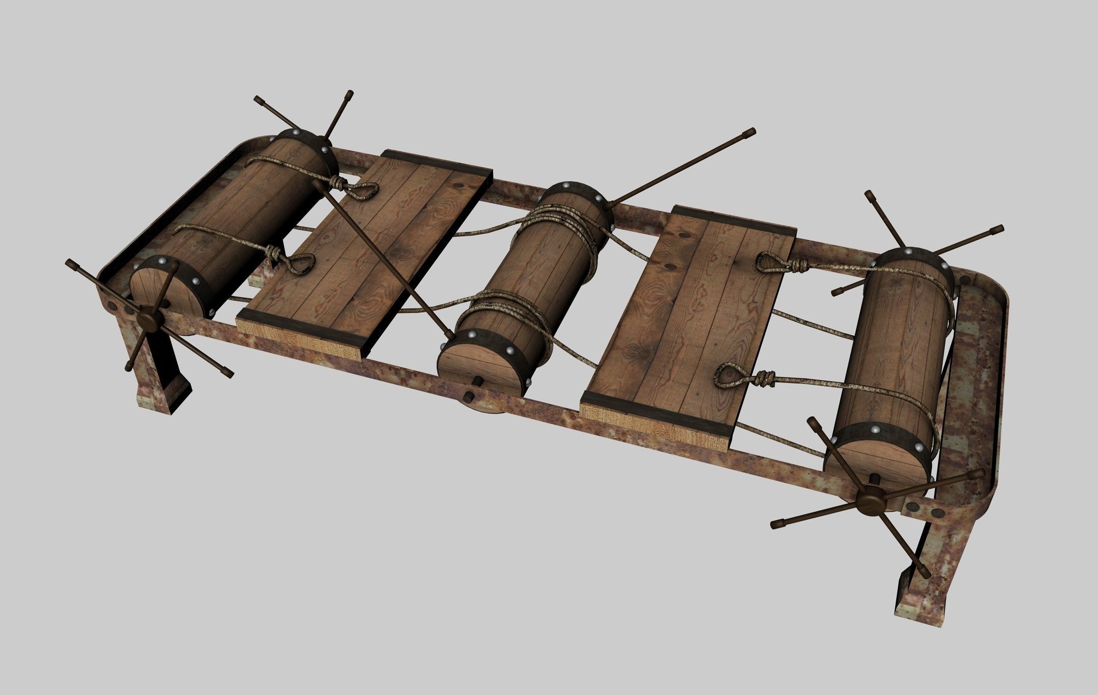 The Rack Torture Device 3D model_1