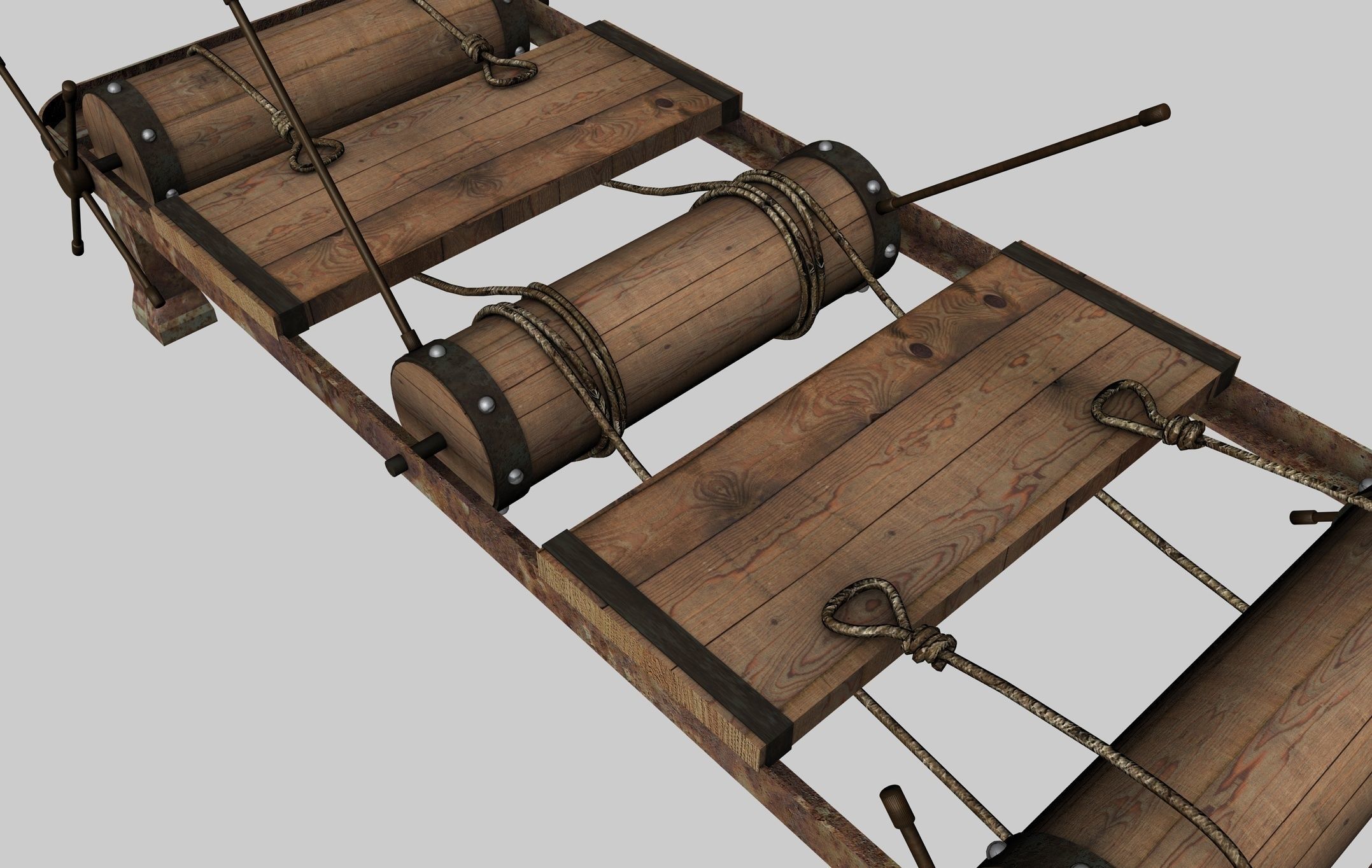 The Rack Torture Device 3D model_2