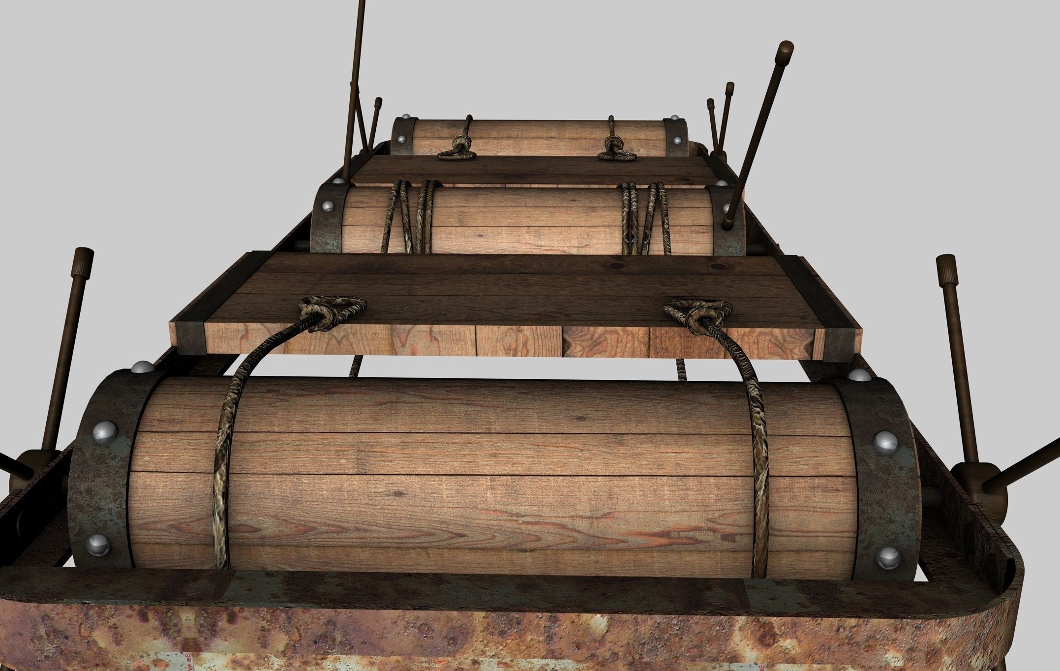 The Rack Torture Device 3D model CGTrader