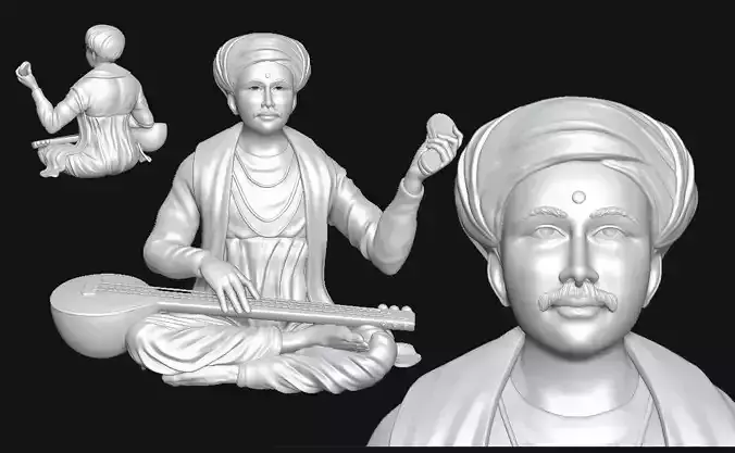 Tukaram 3d print Sculpture