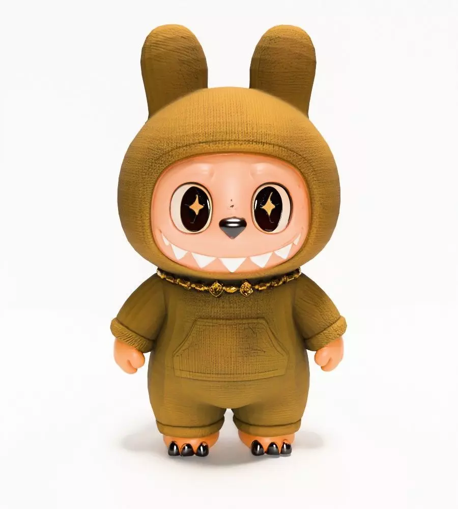 Sacai Labubu The Monsters toy 3D print model_22
