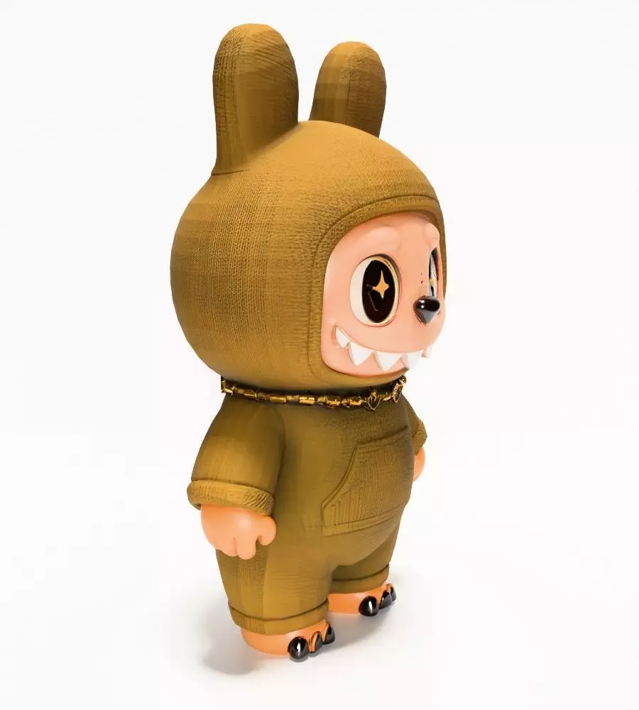 Sacai Labubu The Monsters toy 3D print model_19