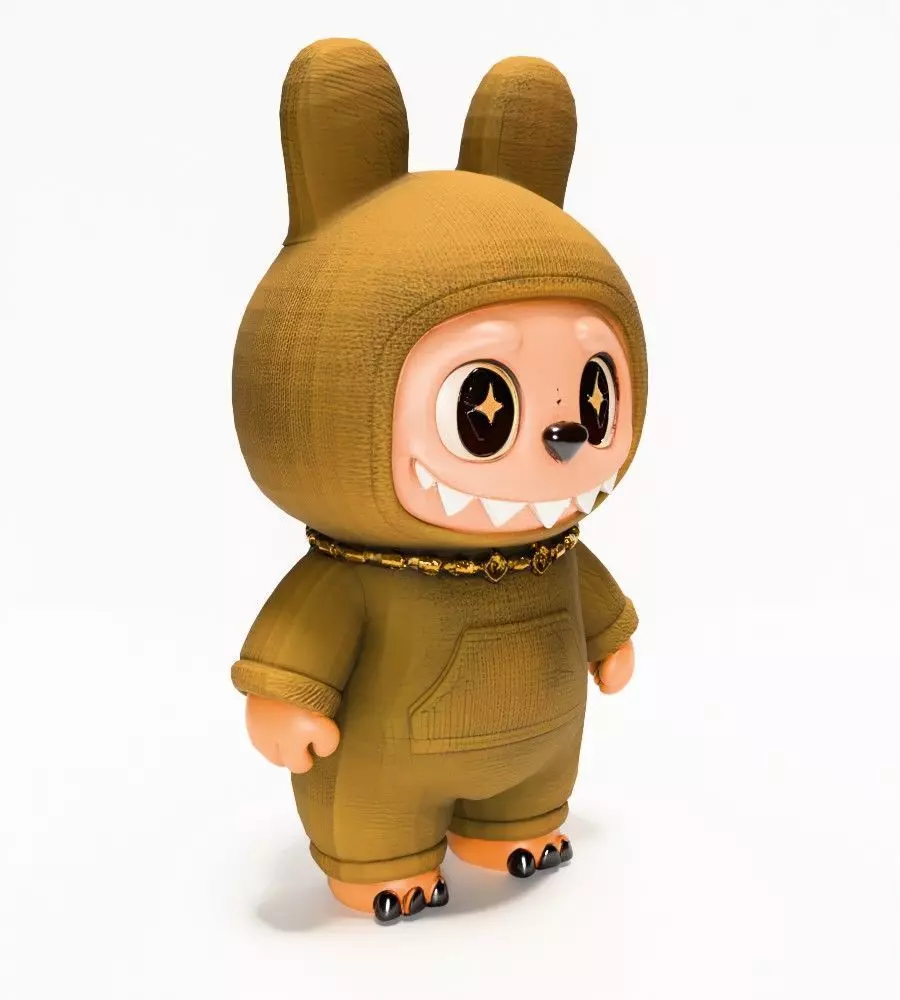 Sacai Labubu The Monsters toy 3D print model_20