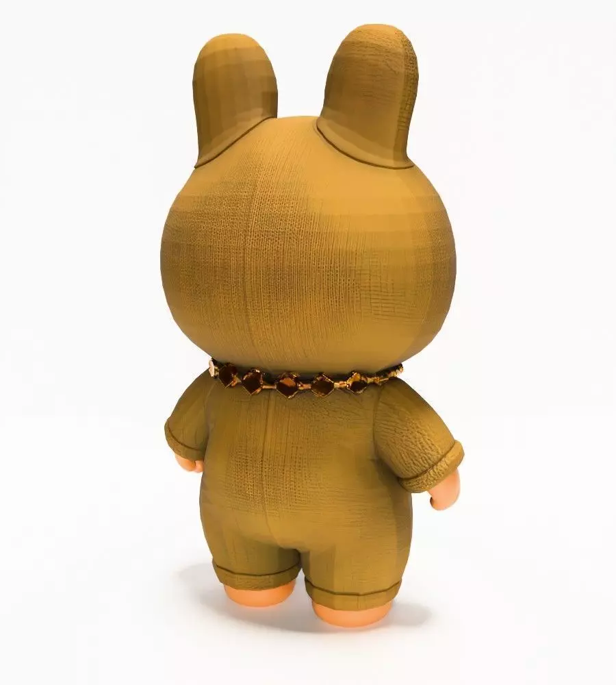 Sacai Labubu The Monsters toy 3D print model_13