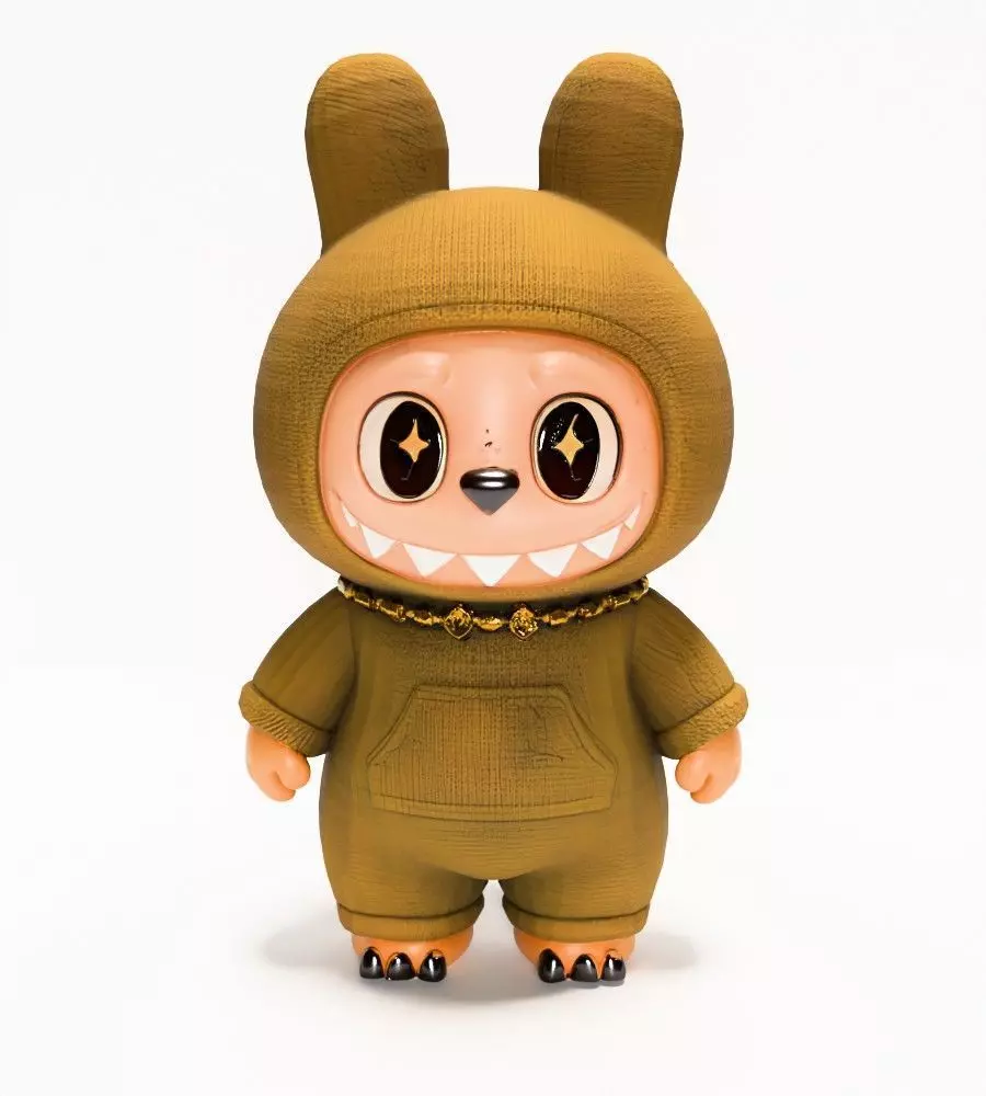 Sacai Labubu The Monsters toy 3D print model_1