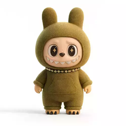 Sacai Labubu The Monsters toy 3D print model