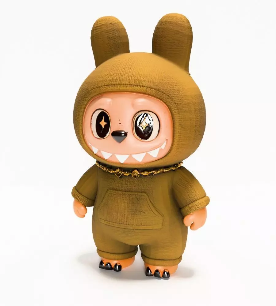 Sacai Labubu The Monsters toy 3D print model_2