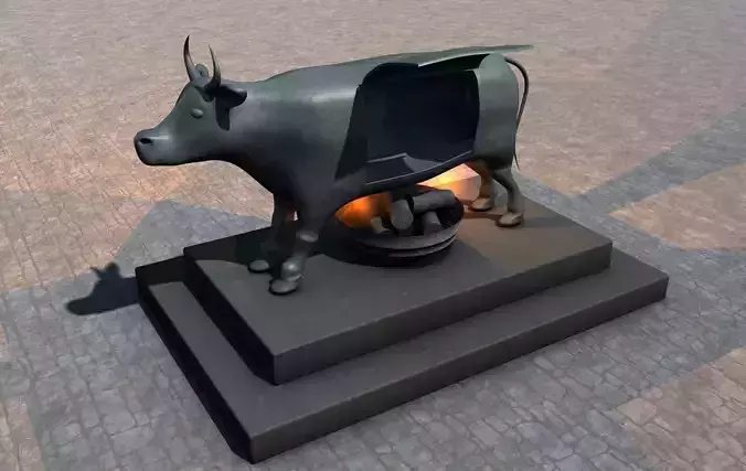 Brazen Bull Torture Device 3D model