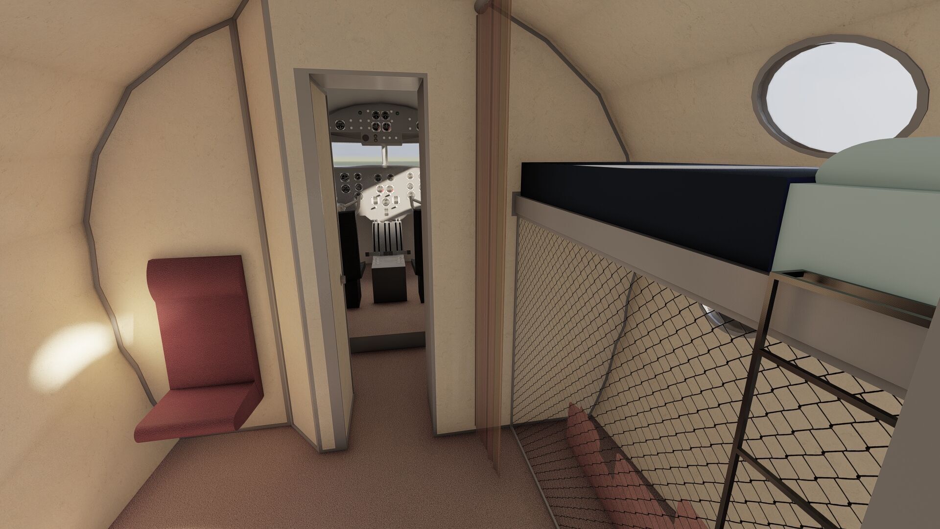 Douglas DC-3 and DC-4 3D model_25