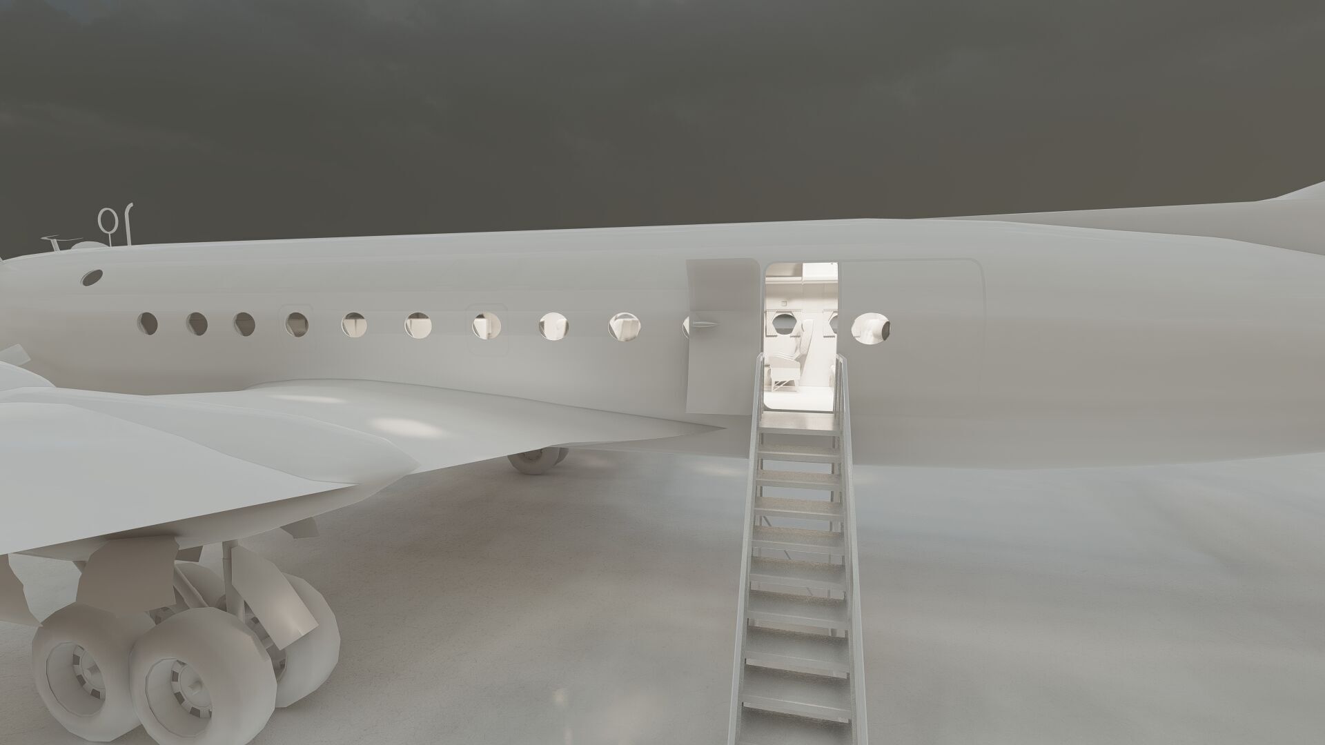 Douglas DC-3 and DC-4 3D model_41