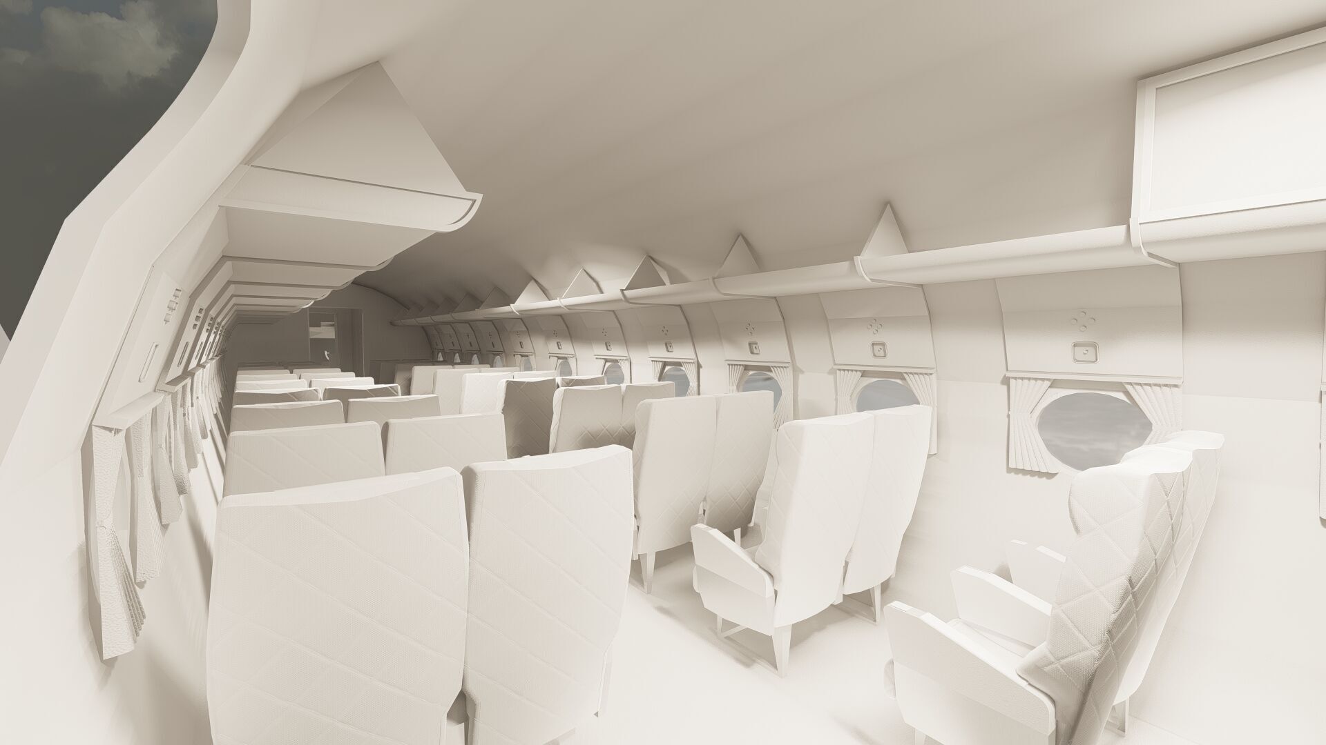 Douglas DC-3 and DC-4 3D model_42