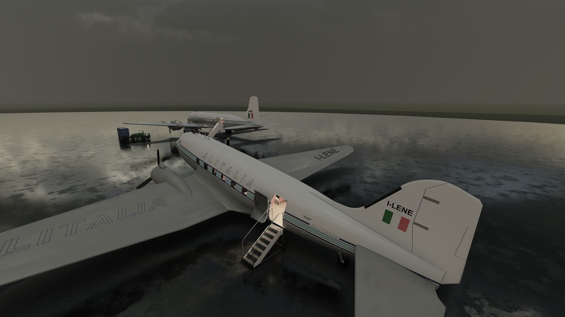 Douglas DC-3 and DC-4 3D model_34