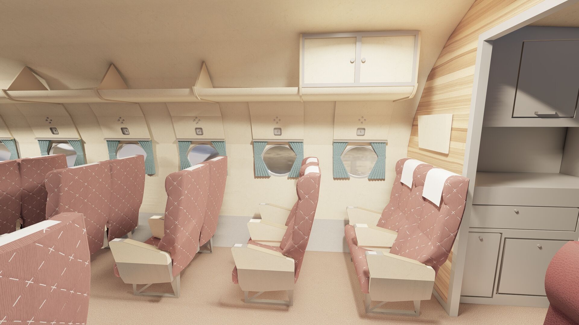 Douglas DC-3 and DC-4 3D model_21