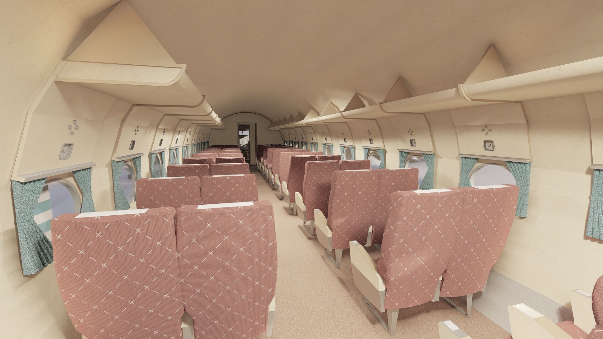 Douglas DC-3 and DC-4 3D model_23