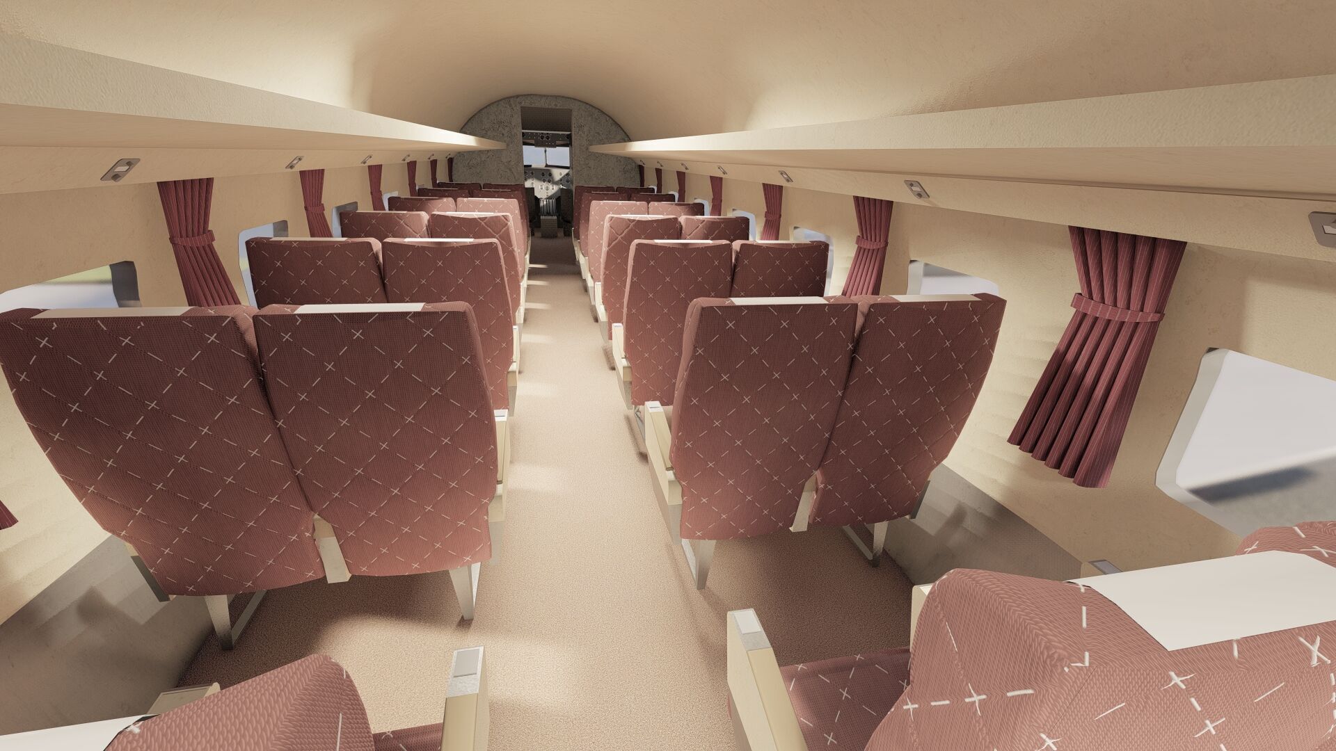 Douglas DC-3 and DC-4 3D model_29