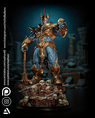 KING THANOS BY CREATIVE GEEK MB 3D print model