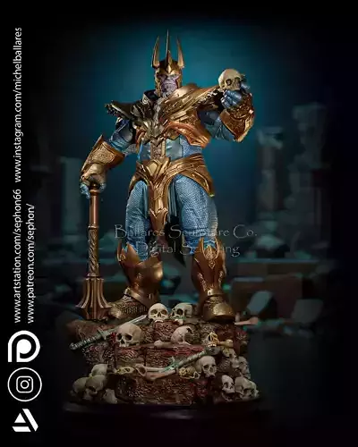 KING THANOS BY CREATIVE GEEK MB 3D print model