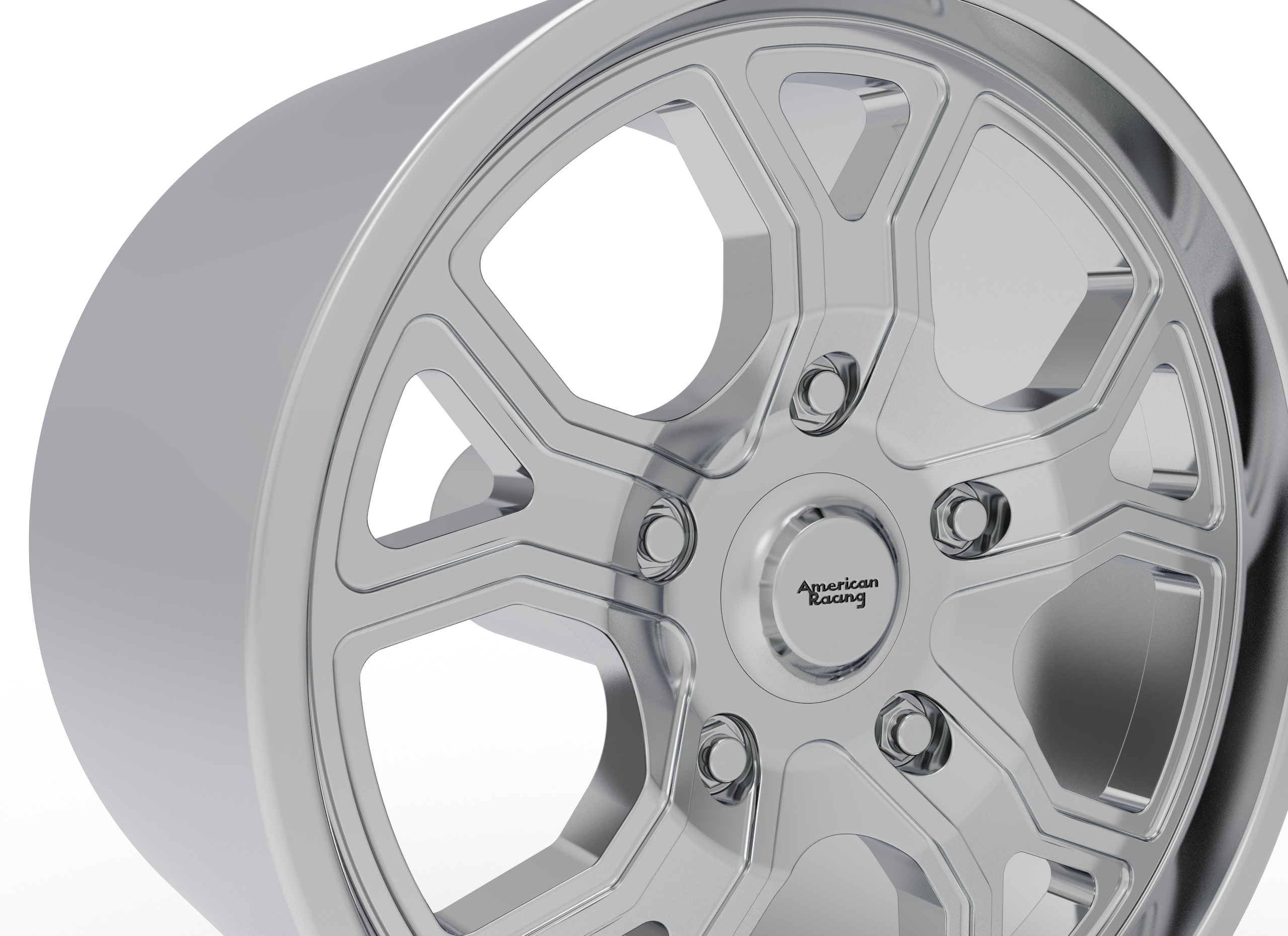 AMERICAN RACING VN431 WHEEL 3D PRINT MODEL 3D print model_5