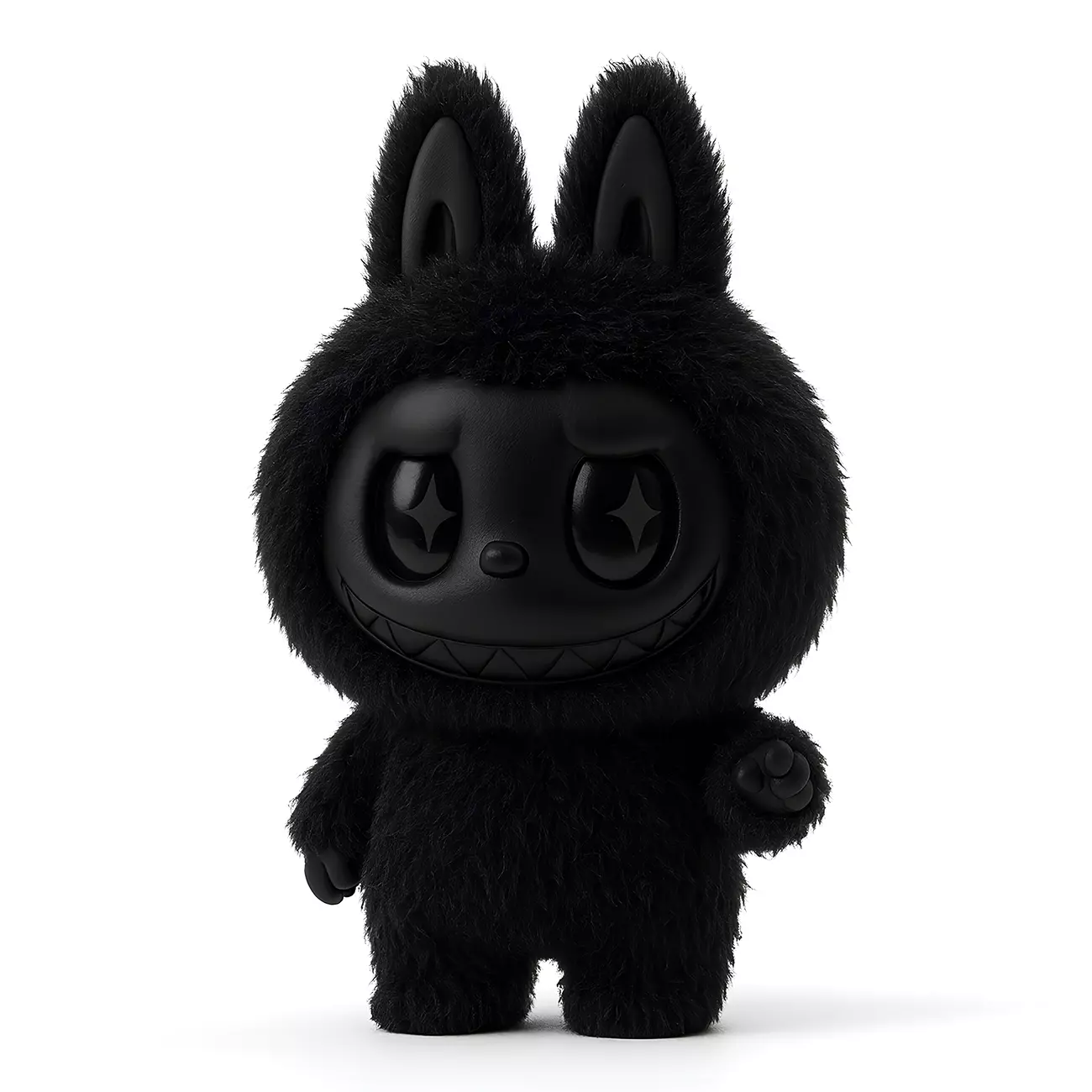 Black Labubu The Monsters toy 3D print model
