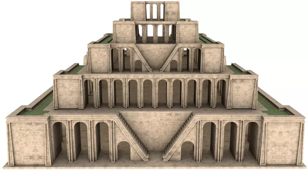 Ancient Babylon Building 3D model