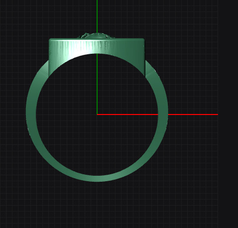 Saint Jude ring 3D print model_4