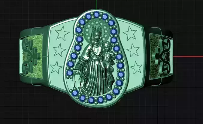 Virgin of Carmen ring