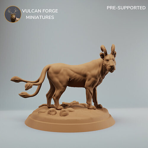 Fantasy Lioness Ashplains Lioness Standing 3D print model