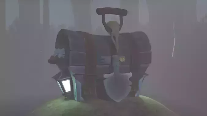 Chest - Game Ready Low Poly PBR 3D Model