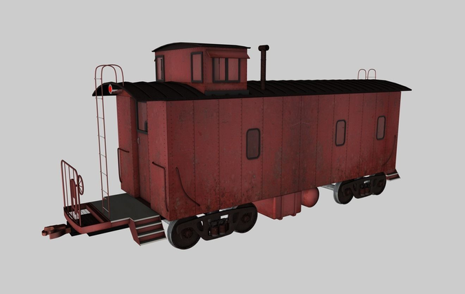 Caboose Train Car