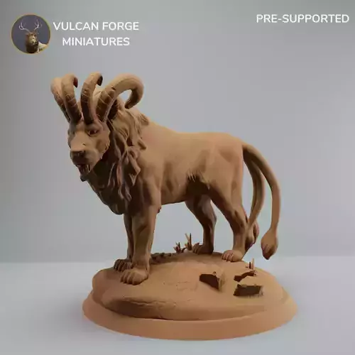 Fantasy Lion Ashplains Lion Standing